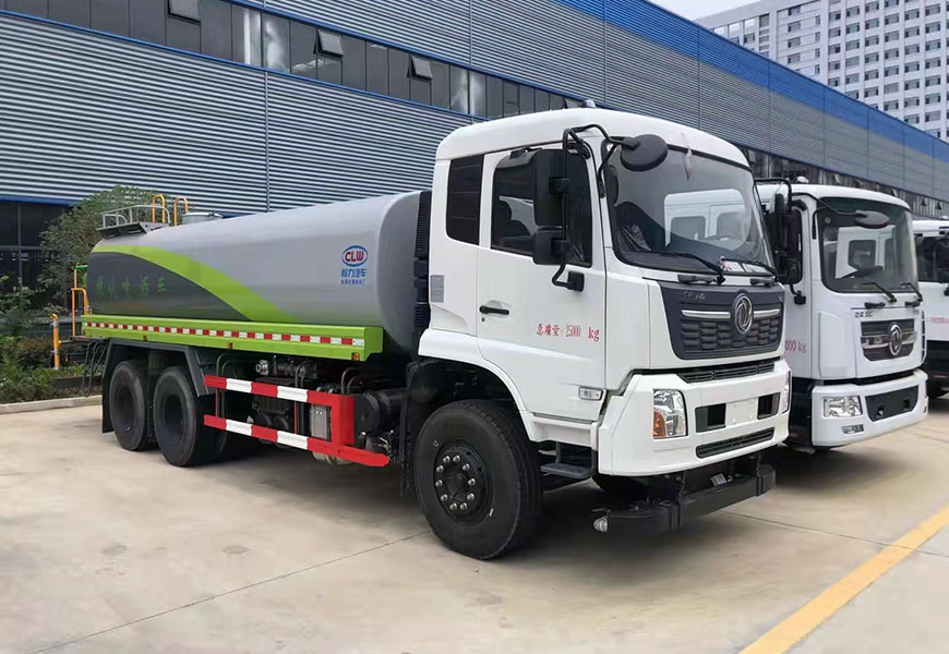 國六東風天錦后雙橋灑水車